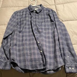 7 diamonds large flannel shirt